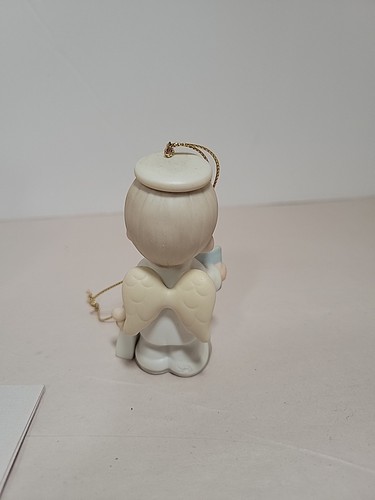 1986 Precious Moments Christmas Ornament Boy Angel 102415 It's A Perfect Boy - Picture 5 of 12