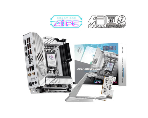 MSI MPG Z890I EDGE TI WIFI Mainboard Intel Z890 LGA 1851 (Sockel V1) Mini ITX - Bild 1 von 5