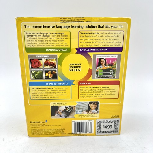 Rosetta Stone Espanol Level 1, 2 & 3 Version 3 Spanish Latin America - Brand New - Picture 2 of 7
