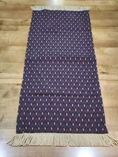 Table Runner Or Dresser Scarf With Tassels Thick Fabric Pretty Fall Colors