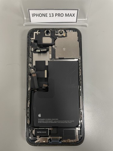 Repuesto de carcasa trasera iPhone 13 Pro Max con piezas pequeñas OEM - Azul Sierra - B - Imagen 2 de 6