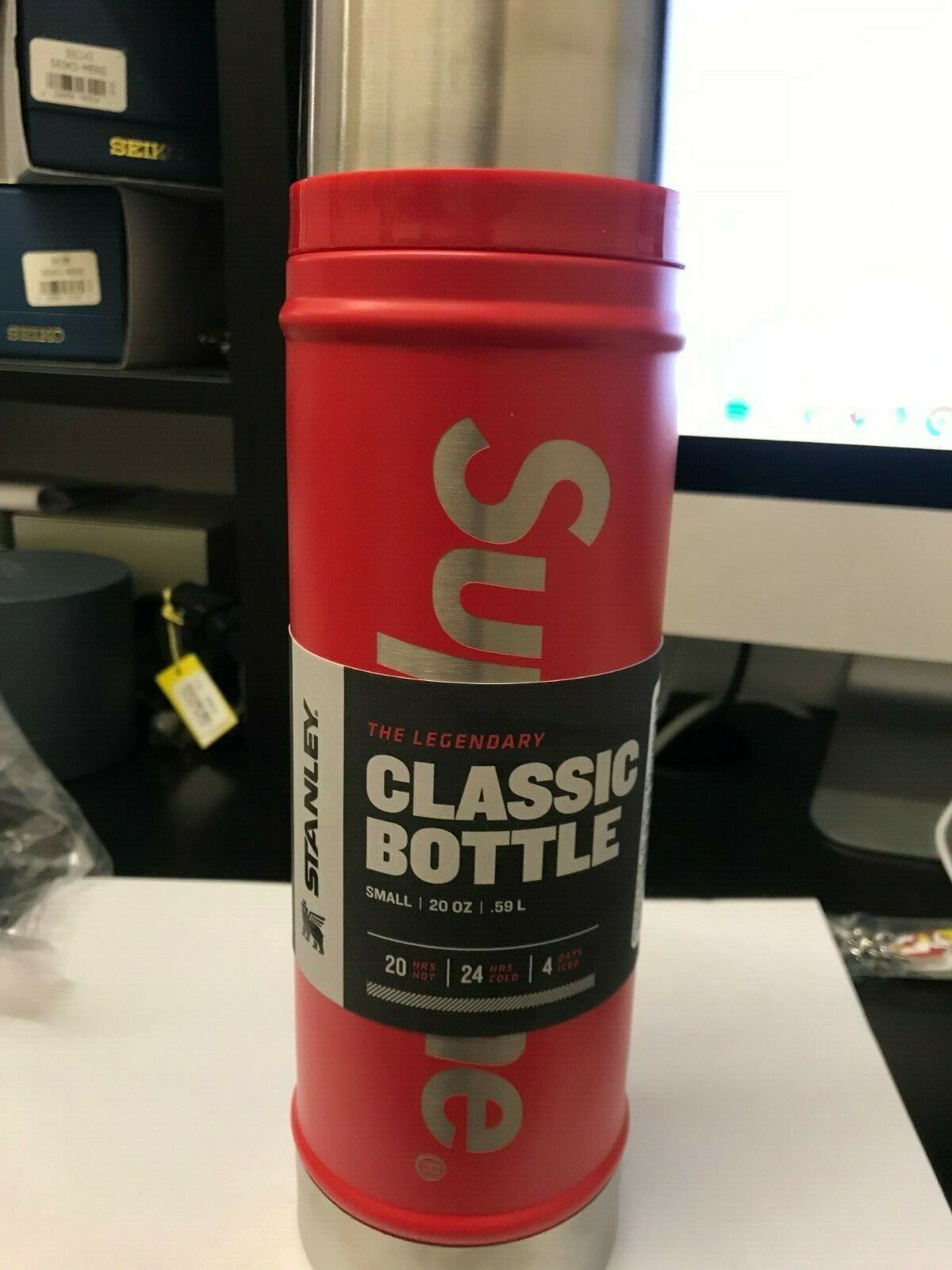 DS Supreme®/Stanley® 20 Oz Vacuum Insulated Bottle Red Sold Out IN HAND!