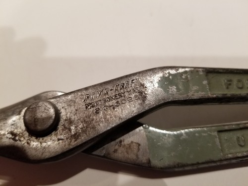  Diamalloy Ds-12 Tin Snips Power Kraft Montgomery Ward USA Vtg  - Picture 18 of 20