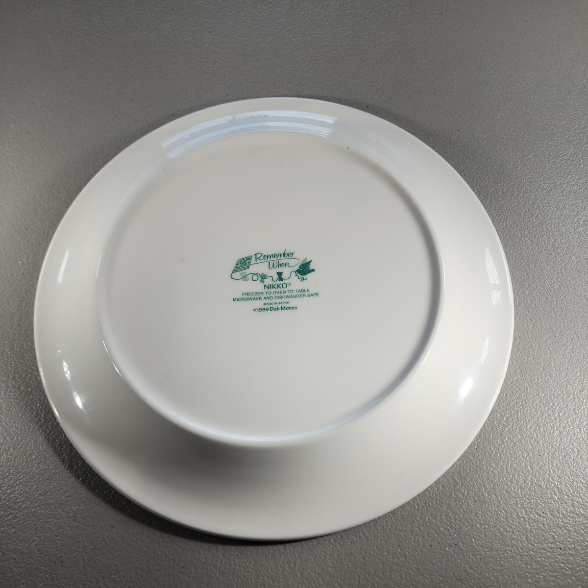 Nikko REMEMBER WHEN Dinner Plate Deb Mores 1999 Made in Japan | eBay