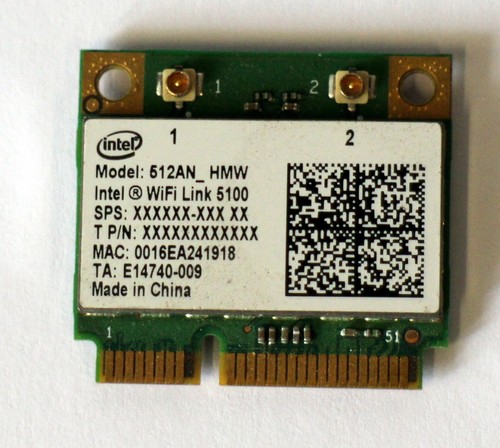N62-05154 Intel WLAN Modul 512AN-HMW WifiLink 5100
