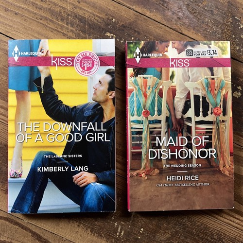 Harlequin Kiss Series Book Lot Of 2 Paperback Books 2/13 #2 & 9/13 #29