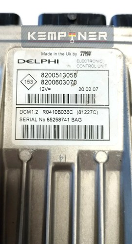 8200513058, Original Delphi, Motorsteuergerät ECU 1.5 DCI, Dacia Logan - Bild 2 von 4
