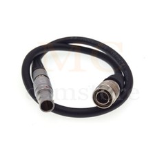 Hirose 4 pin to 0B 2 pin Power Cable for Sony F5 F55 to Teradek Cube or Bolt 24"