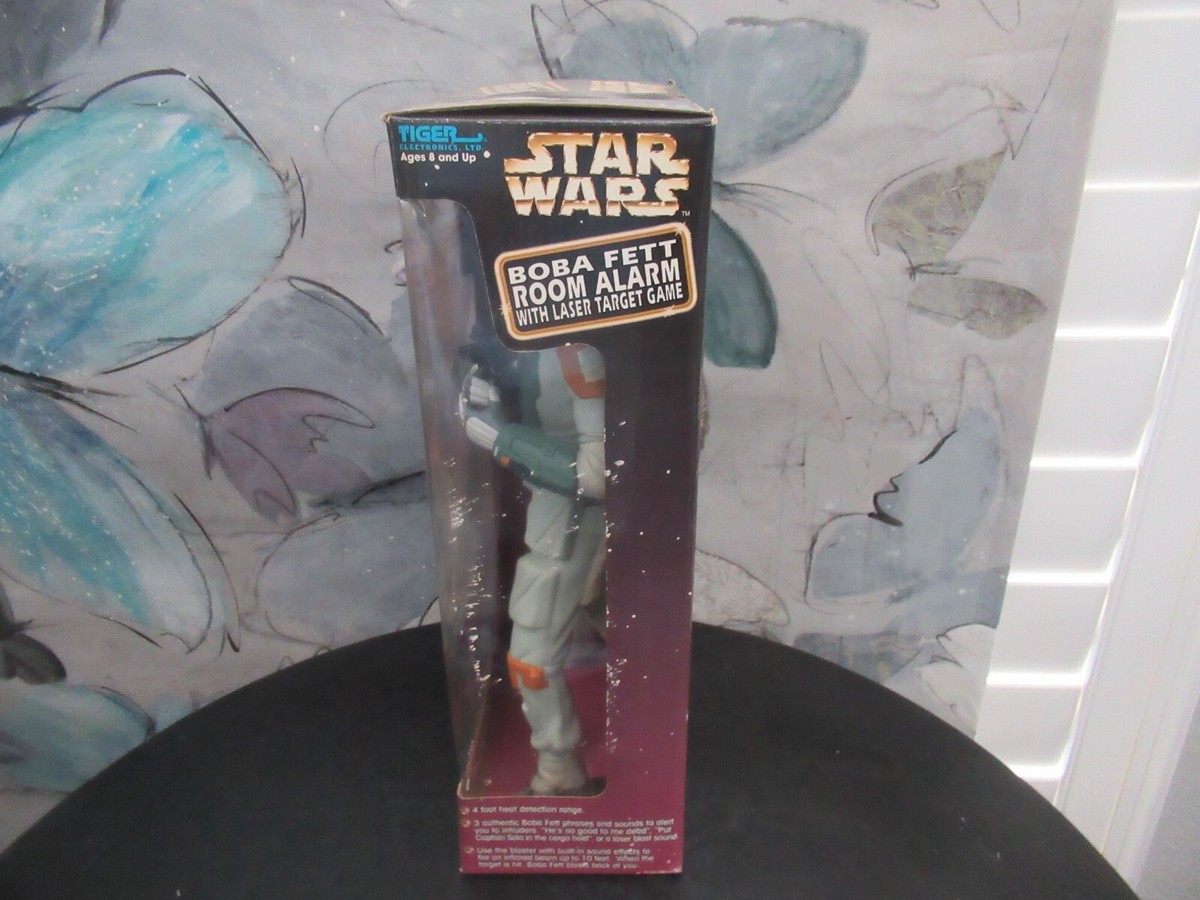 スターウォーズ　JangoFett 　ルームアラーム　　自宅保管品　アメリカ 1998 Tiger Electronics Star Wars Boba Fett Room Alarm w