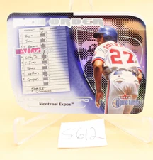 2001 (EXPOS) Fleer Game Time New Order #NO11 11 11NO Vladimir Guerrero