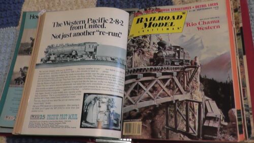 Railroad Model Craftsman 1978 Magazines Lot of 12 Bound In Official Binder RMC - Picture 13 of 17