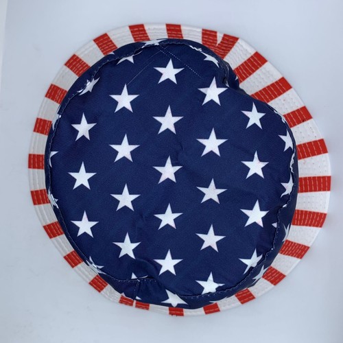 USA Bucket hat America Patriotic pattern Flag unisex style reversible foldable - Picture 11 of 12
