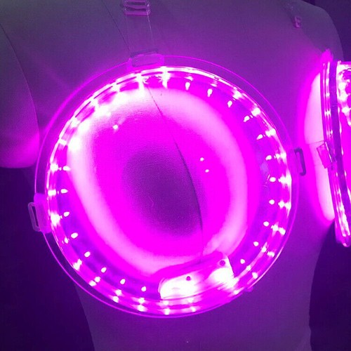 2IN1 LED Sexy BH Leuchten Cocktail Weinflasche Kleidung Frau Bar Nachtclub - Bild 8 von 16