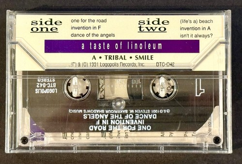 A Tribal Smile -- A Taste of Linoleum -- Rare Vintage 1991 Cassette (New+Sealed) - Picture 2 of 12