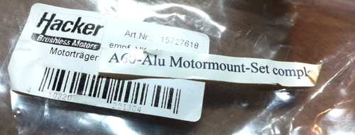 Neu Hacker Motorträger Alu A60 kompl. Motorträger für d. Serie A60-M A60-L -106 - Imagen 2 de 3