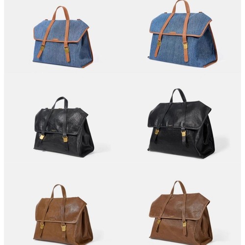 Mochila Songmont, Maletín Denim de Lona Bolso para Computadora, Bolso de Mano de Gran Capacidad - Imagen 1 de 26