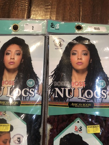 Bobbi Boss Nu Locs Black Lightweight 18 Inch Hair Extension Color 2 Color Bug - Picture 2 of 5