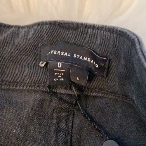 Neu mit Etikett Universal Standard Etta High Rise Straight Jeans Washed Black Damen 0 Tall - Bild 3 von 6