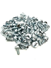 (45) M6-1.0 x 12 or M6x12 6mm x 12mm  Standard 10mm Head Hex Bolt Zinc