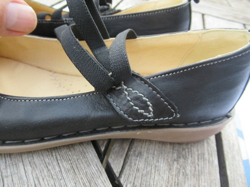 SANDALES CUIR NOIR GOLD SHOES COMFORT T 36 COM 9 A 20€ ACH IMM FP COMP MOND REL - Picture 12 of 12