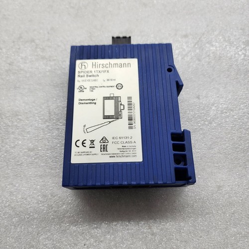 HIRSCHMANN SPIDER 1TX/1FX RAIL SWITCH 9.6-32VDC - Picture 3 of 8