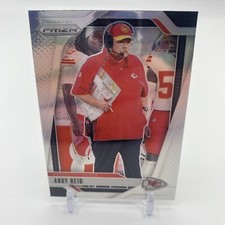 2024 Panini Prizm Andy Reid Silver Prizm Card-#145 Kansas City Chiefs Coach