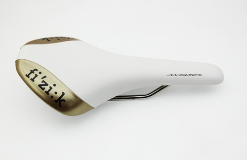 Fizik Antares Road Mountain eBike Cycling Saddle Kium-Rails Seat w/Gold decals - Picture 10 of 11