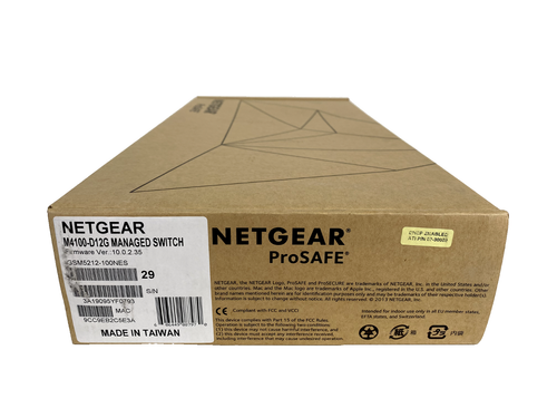 Netgear ProSafe 12-Port Gigabit L2+ Desktop Managed Switch M4100-D12G (Open Box) - Picture 3 of 13
