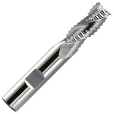 5/8" 3 FL Stub Cobalt CP 35° Helix Roughing End Mill F/Aluminum Melin USA 15654