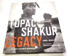 Tupac Shakur 2Pac Legacy 2006 Hardcover Book CD & Memorabilia Enclosures