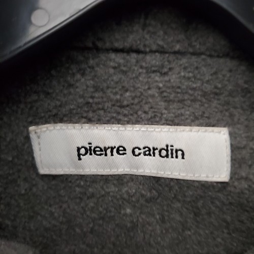 Pierre Cardin 1/4 Zip Fleece Shirt Mens Large Pullover Long Sleeve Black Vintage - Picture 7 of 12