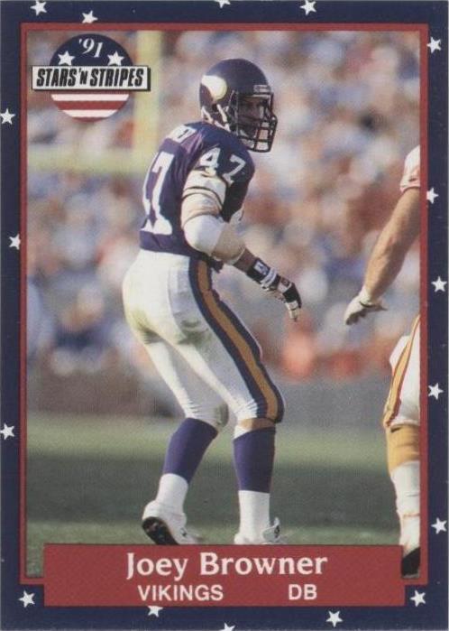 1991 Stars 'n Stripes Joey Browner #81 - 1 of 2