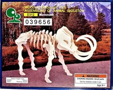 Der Grune Punky Wooden Dinosaur Kits Assembling of Animal Skeleton, Mammoth