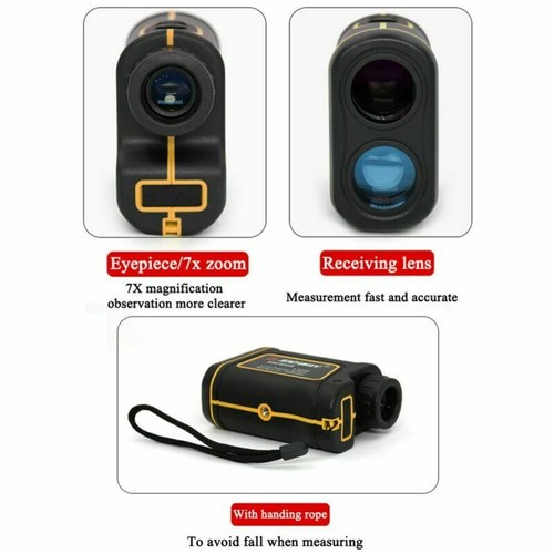 SNDWAY 1000m Golf Laser Range Finder Telescope Distance Meter 7X Magnification - Picture 9 of 18