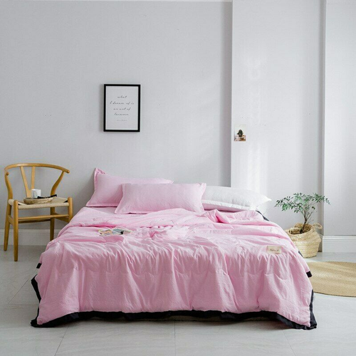 Air Condition Quilt for Bed Sofa Airplane Super Breathable Thin Quilts Bedspread - Picture 5 of 20
