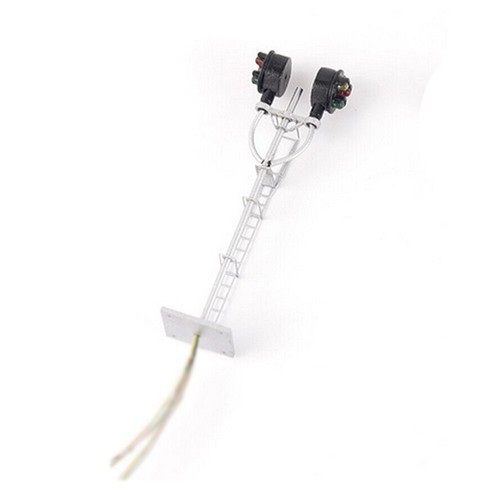 10PCS HO Scale Model Tri-Lights Block Signal Fine Made Metal 2 Opposite Targets - Picture 6 of 11