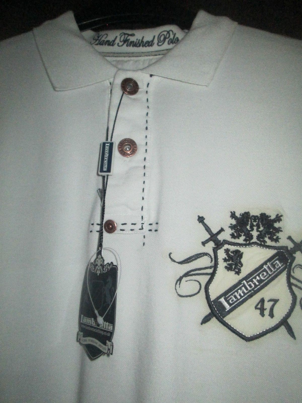 Homme Lambretta main T fini Polo T main Shirt Taille M NEUF ded4b9 Homme Lambretta main T fini Polo T main Shirt Taille M NEUF ded4b9