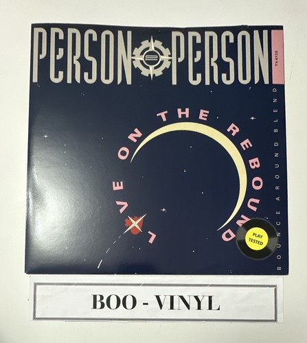 Person To Person- Love On The Rebound- 1985 Vinyl 12” 45 RPM UK Epic Synth-Pop ￼ - Picture 1 of 7