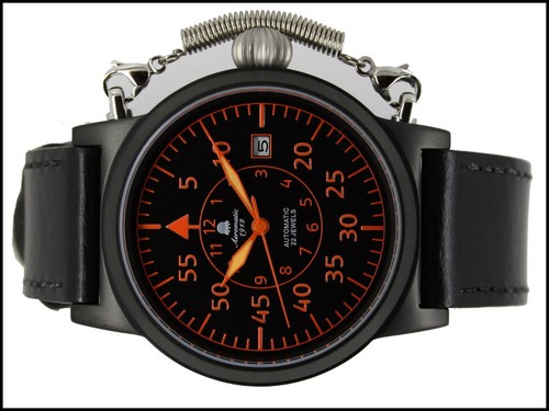 German Military Automatic Obersver spring crown protection A1332 - Picture 4 of 5