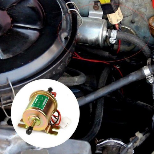 Inline Fuel Pump 12v Electric Transfer Low Pressure Gas Diesel Fuel Pump HEP-02A - Picture 8 of 12