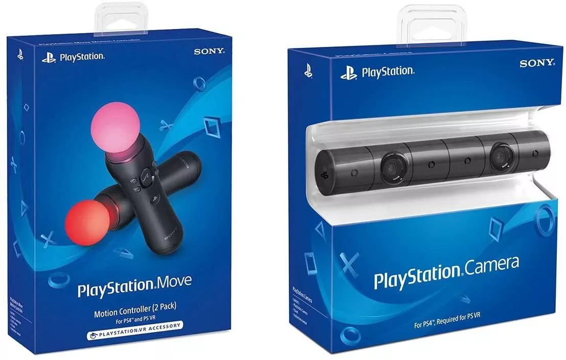 Sony PlayStation 4 5 PS5 Move + PS4 Camera PSVR Motion Sensor Bundle | eBay