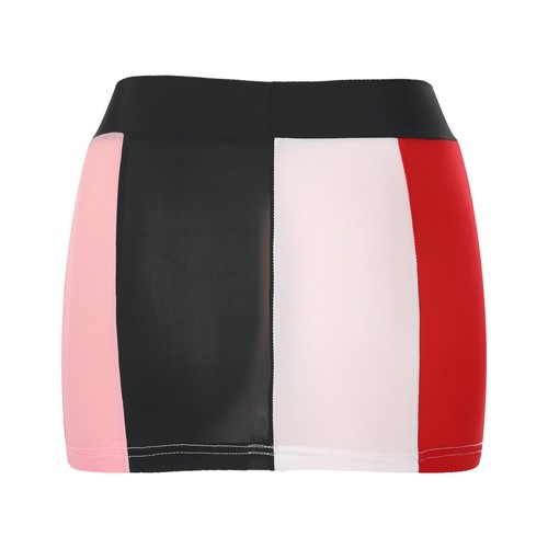 Women's Semi See Through Stretch Mini Skirt Low Rise Tight Pencil Skirt Clubwear - Picture 45 of 47