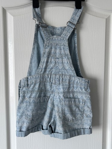 Blue Dungaree Shorts Age 9yrs - Picture 3 of 4