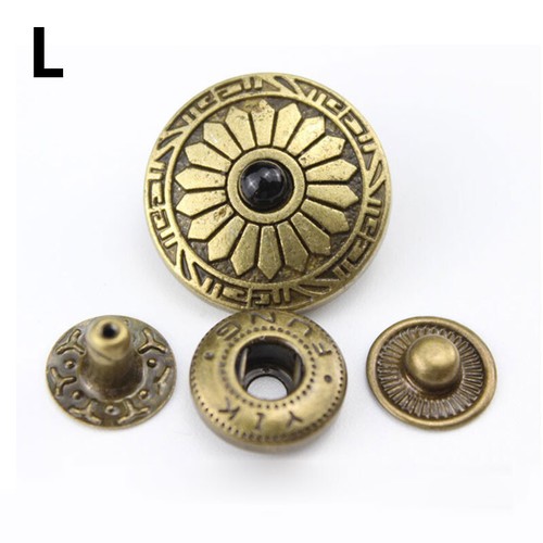 Fashion Copper Press Studs Snap Fasteners Button Garment DIY Sewing Accessories - Picture 24 of 30