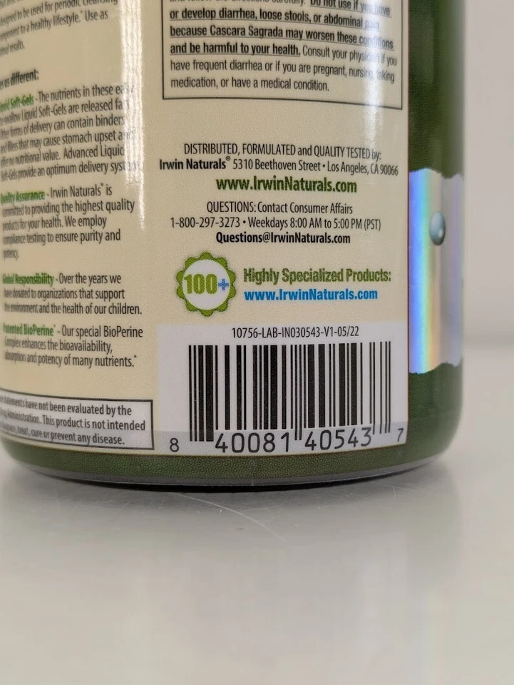 Irwin Naturals-10 días Açai Berry Super Cleanse, 72 geles blandos líquidos pérdida de peso Foto 4 de 4