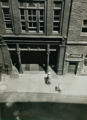 1930s Baltimore Lexington Grill Recruitment Coca Cola B&W Vintage Photograph
