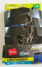 Hanes X Temp 3 Pack Lightweight Boxer Briefs Underwear BOYS Size Large, New