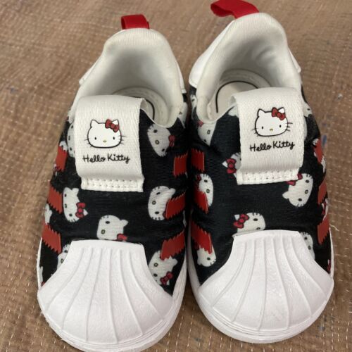 Adidas Hello Kitty Superstar 360 Sneakers Toddler Girl Size 5 Slip On - Picture 2 of 8