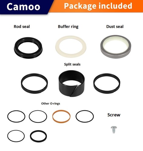 Kit de sello de cilindro hidráulico 1543262C1 G105549 G109460 para estuche 350 450 480C 580 - Imagen 4 de 6