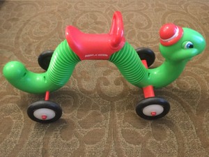 vintage inchworm toy